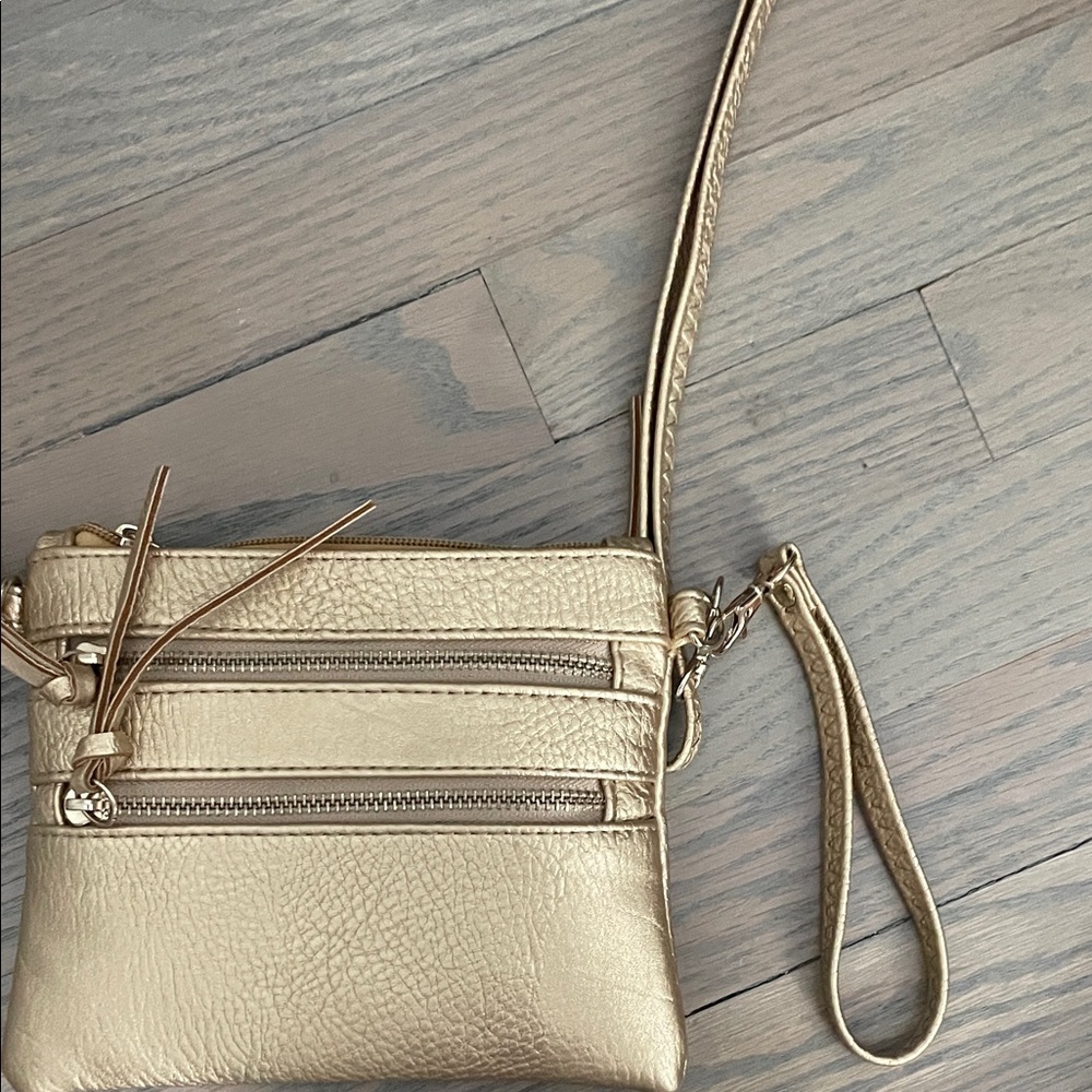 Gold Crossbody Bag